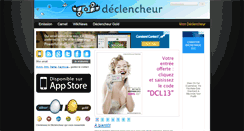 Desktop Screenshot of declencheur.com